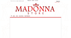 Desktop Screenshot of madonna-store.com